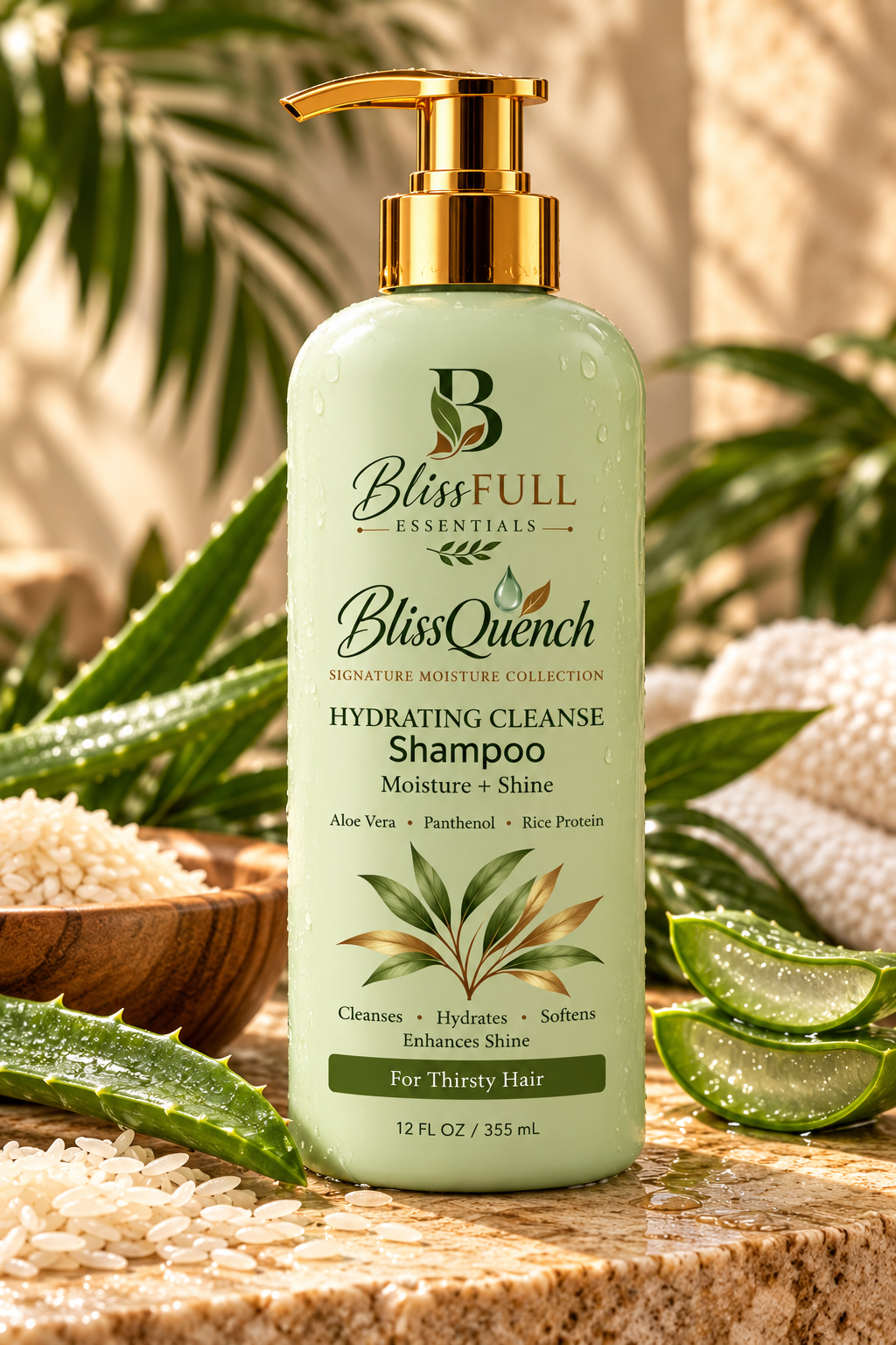 BlissQuench Hydrating Cleanse Shampoo