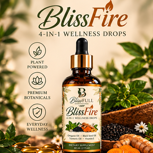 BlissFire 4-in-1 Wellness Drops